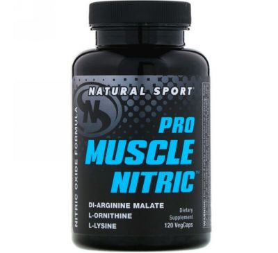 Natural Sport, Pro Muscle Nitric, 120 VegCaps