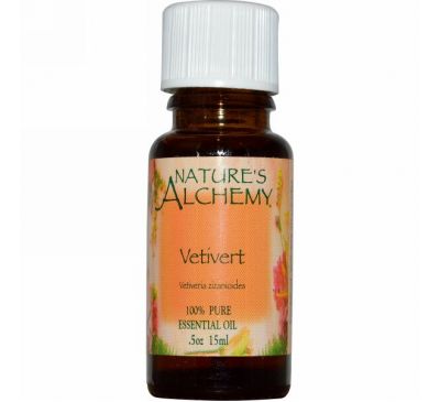 Nature's Alchemy, Vetivert, эфирное масло, 0,5 унции (15 мл)