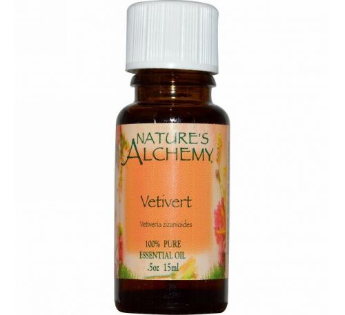 Nature's Alchemy, Vetivert, эфирное масло, 0,5 унции (15 мл)