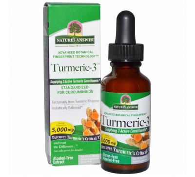 Nature's Answer, Turmeric-3, 5,000 mg, 1 fl oz (30 ml)
