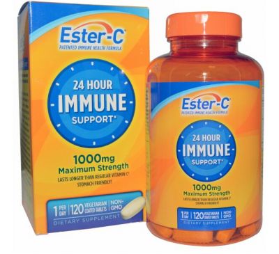 Nature's Bounty, Эстер-C, улучшенный витамин С, 1000 мг, 120 таблеток