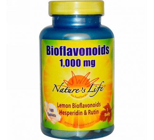 Nature's Life, Биофлавоноиды, 1,000 мг, 100 таблеток