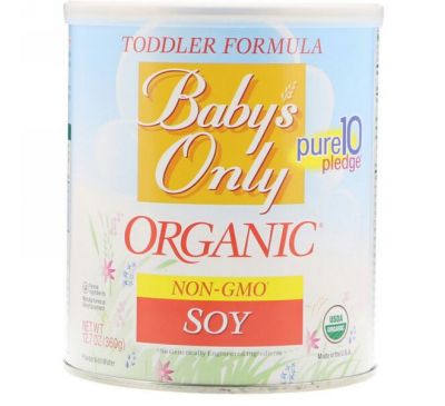 Nature's One, Baby's Only, органическая смесь для детей, с соей, 360 г