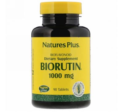 Nature's Plus, Biorutin, 1000 мг, 90 таблеток