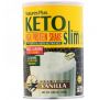 Nature's Plus, Keto Slim, насыщенный протеиновый коктейль, ваниль, 0,80 фунта (363 г)