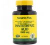 Nature's Plus, Пантотеновая кислота, 1000 мг, 60 таблеток