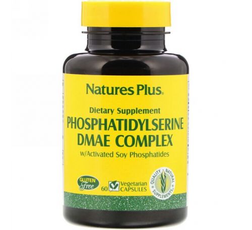 Nature's Plus, Phosphatidylserine DMAE Complex, 60 Vegetarian Capsules