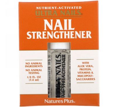 Nature's Plus, Ultra Nails, средство для укрепления ногтей, 7,4 мл