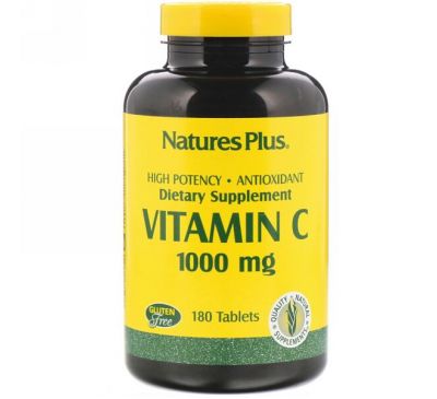 Nature's Plus, Витамин С 180 таблеток