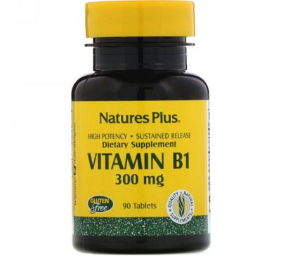 Nature's Plus, Витамин В1 90 таблеток