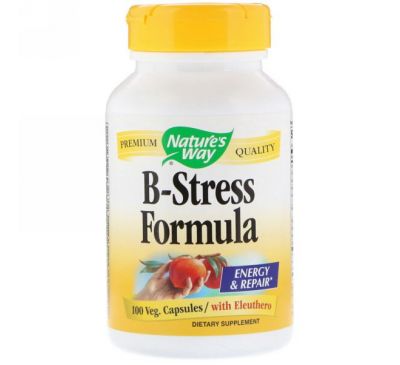 Nature's Way, B-Stress Formula, 100 Veg. Capsules