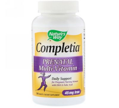Nature's Way, Completia, Prenatal Multi-Vitamin, 240 Tablets