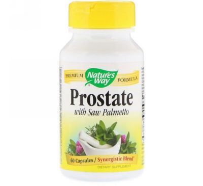 Nature's Way, Prostate with Saw Palmetto, 60 Capsules