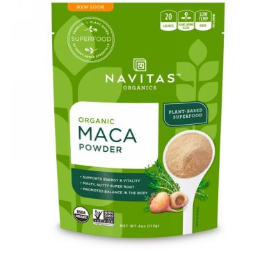 Navitas Organics, Органический порошок Maca Powder, 113 г