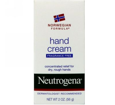 Neutrogena, Крем для рук, Без запаха, 2 унции (56 г)