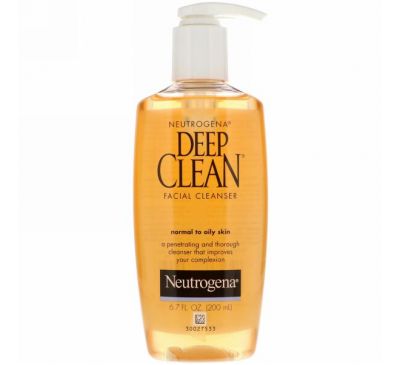 Neutrogena, Очищающее средство для лица Deep Clean, 6,7 ж. унц. (200 мл)