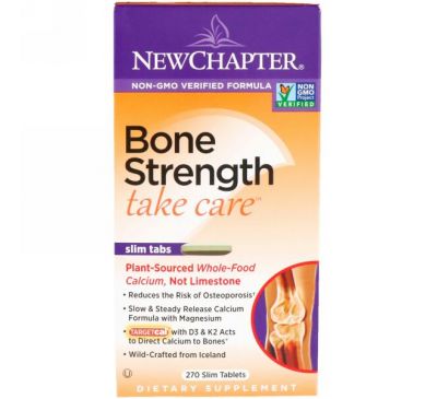 New Chapter, Bone Strength Take Care, 270 таблеток