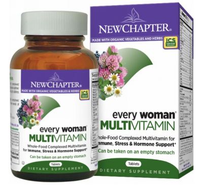 New Chapter, Мультивитамины для женщин, 120 таблеток