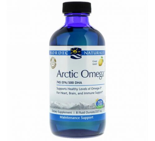 Nordic Naturals, Arctic Omega, Lemon Flavor, 8 fl oz (237 ml)