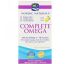 Nordic Naturals, Complete Omega, со вкусом лимона, 1000 мг, 60 гелевых капсул
