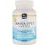Nordic Naturals, Кислоты омега-3 для домашних животных в гелевых капсулах, для собак, 90 гелевых капсул