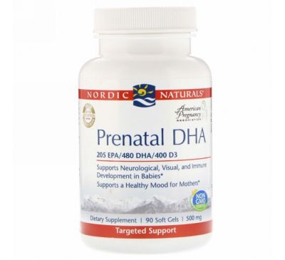 Nordic Naturals, Prenatal DHA, 500 mg, 90 Softgels