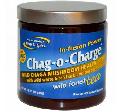 North American Herb & Spice Co., Chag-O-Charge, лесной чай, 3.2 унций (90 г)