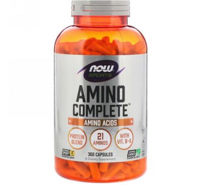 Now Foods, Amino Complete, 360 капсул