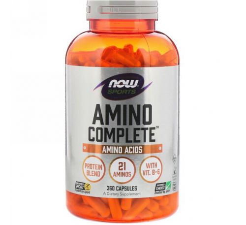 Now Foods, Amino Complete, 360 капсул