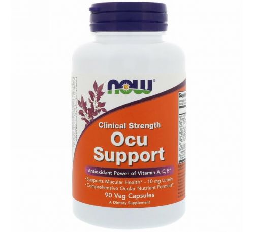 Now Foods, Clinical Strength Ocu Support, 90 растительных капсул