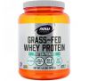 Now Foods, Grass-Fed Whey Protein Concentrate, Unflavored, 1.2 lbs (544 g)