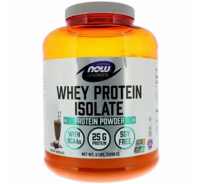 Now Foods, Изолят сывороточного протеина для спортсменов, голландский шоколад, 5 фунтов (2268 г)