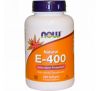 Now Foods, Натуральный витамин E-400 со смесью токоферолов, 250 мягких таблеток