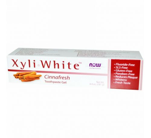 Now Foods, Освежающая зубная гель-паста Xyliwhite,  6,4 унции (181 г)