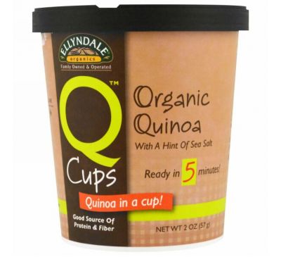 Now Foods, Quinoa Cups, органическое киноа, 2 унции (57 г)