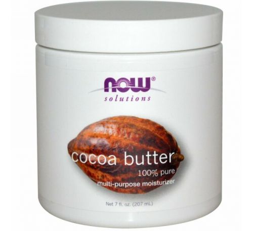 Now Foods, Solutions, Cocoa Butter, 7 fl oz (207 ml)