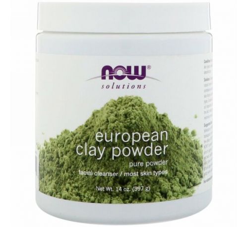 Now Foods, Solutions, European Clay Powder, 397 г (14 унций)