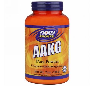 Now Foods, Sports, AAKG Pure Powder, 7 oz (198 g)