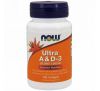Now Foods, Ультра A & D-3, 25000/1000 МЕ, 100 капсул