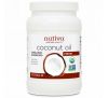 Nutiva, Органическое кокосовое масло, первого отжима, 444 мл
