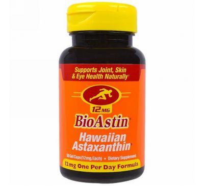 Nutrex Hawaii, BioAstin, 12 мг, 50 капсул