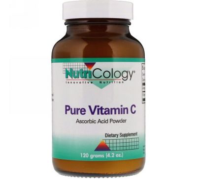 Nutricology, Чистый витамин C, порошок, 4,2 унции (120 г)