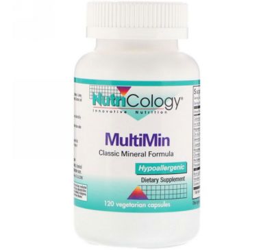 Nutricology, MultiMin, 120 вегетарианских капсул