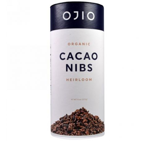 Ojio, Raw Organic Cacao Nibs, 8 oz (227 g)