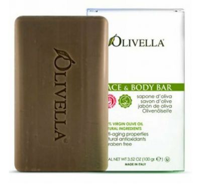 Olivella, Мыло для лица и тела, 100 г (3,52 унций)