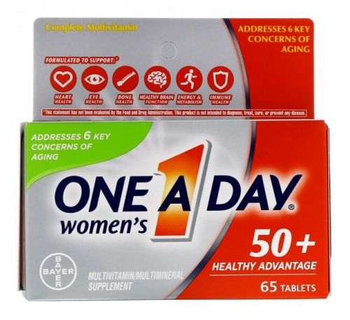One-A-Day, Women's 50+, Healthy Advantage, 65 Tablets