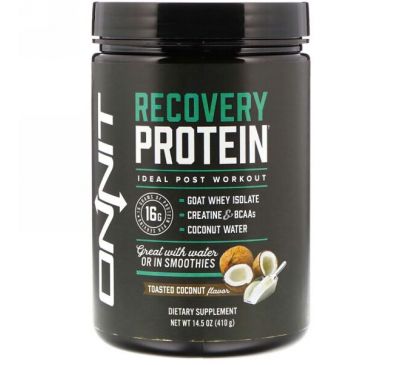 Onnit, Recovery Protein, Toasted Coconut Flavor, 14.5 oz (410 g)