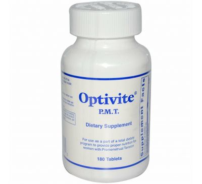 Optimox Corporation, Optivite, во время ПМС, 180 таблеток