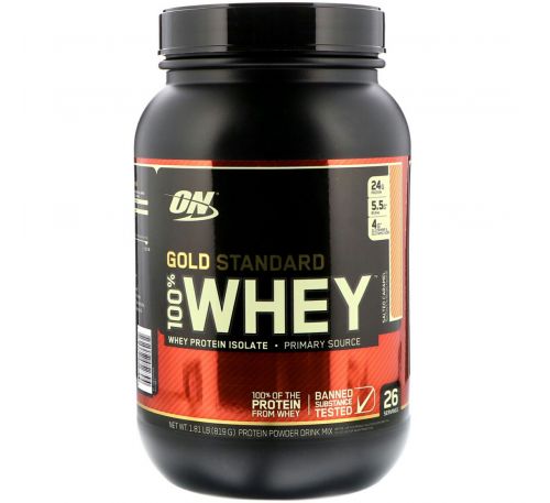 Optimum Nutrition, 100% натуральный вкус Whey Gold Standard, соленая карамель, 819 г