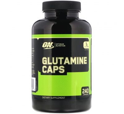 Optimum Nutrition, Глютамин, 1000 мг, 240 капсул